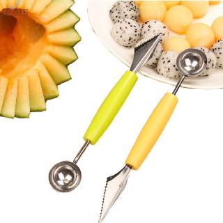 1 Dụng Cụ Cắt Dưa Hấu Hai Đầu Bằng Thép Không Gỉ