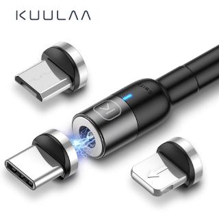 Cáp sạc từ tính KUULAA micro USB loại C cho Iphone Xiaomi Samsung Android