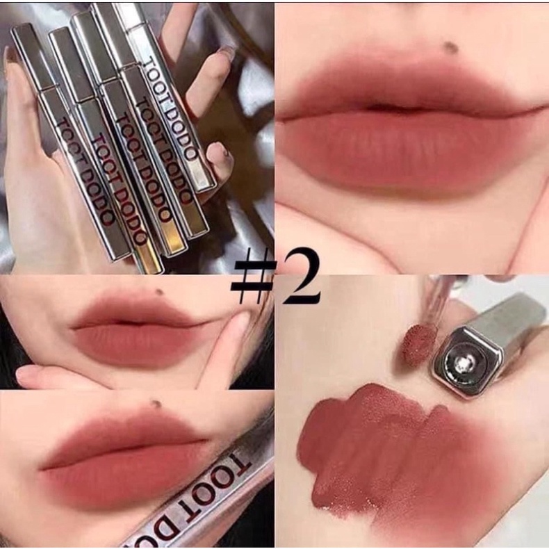 Son kem lỳ Tood todo Chống Thấm Nước Vỏ Màu Bạc