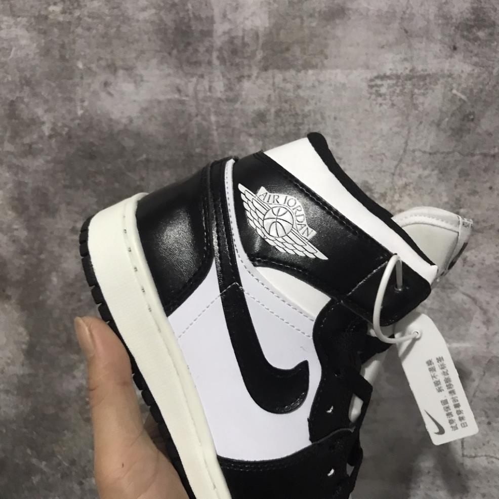 Giày sneaker JORDAN PANDA đen trắng cao cổ Hot trend nam nữ, Giày JD1 đen trắng cao dùng đi học,tập gym,chạy bộ