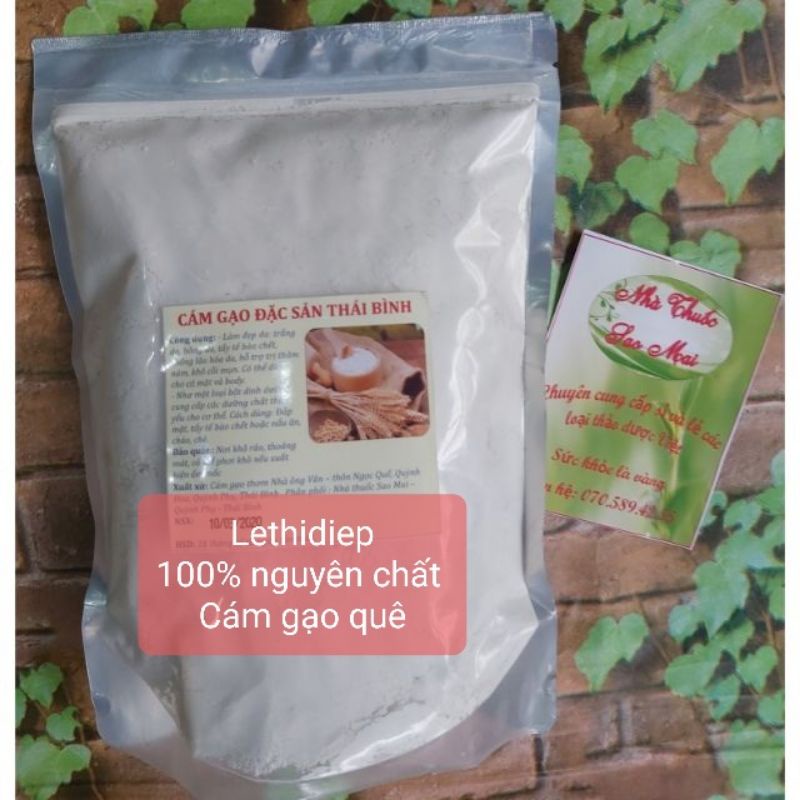 100gr cám gạo Quê Thái Bình nguyên chất
