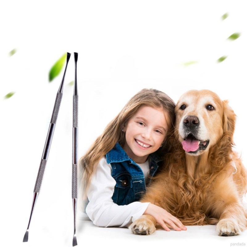 Dụng cụ vệ sinh răng cho thú cưng bằng thép không gỉ tiện lợi