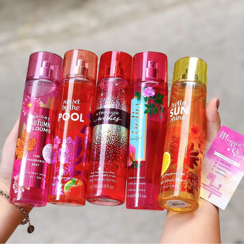 Xịt thơm Body Mist BBW Fullsz