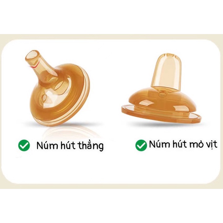 Set 2 ống hút nano thay thế cho bình sữa cổ rộng Pigeon, Toom, Lansioh, Gb,...