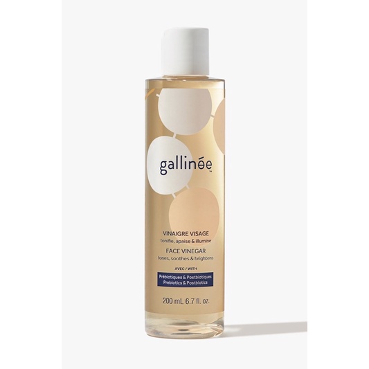 GALLINEE PREBIOTIC FACE VINEGAR - Nước hoa hồng thu nhỏ lỗ chân lông và làm sáng da