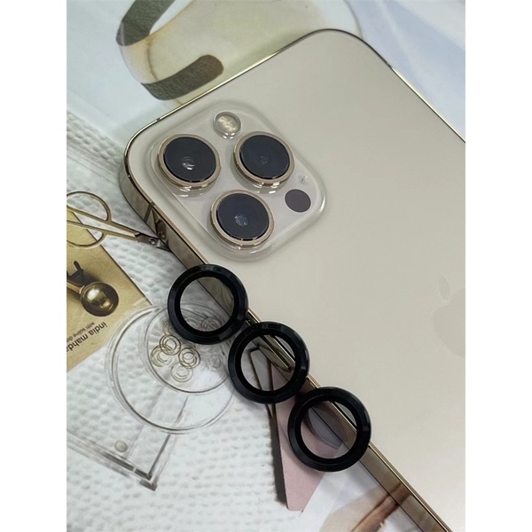 Bộ 3 Vòng Bảo Vệ Camera IPhone 13pro / 13 promax - Chống vân tay, Chống mờ camera