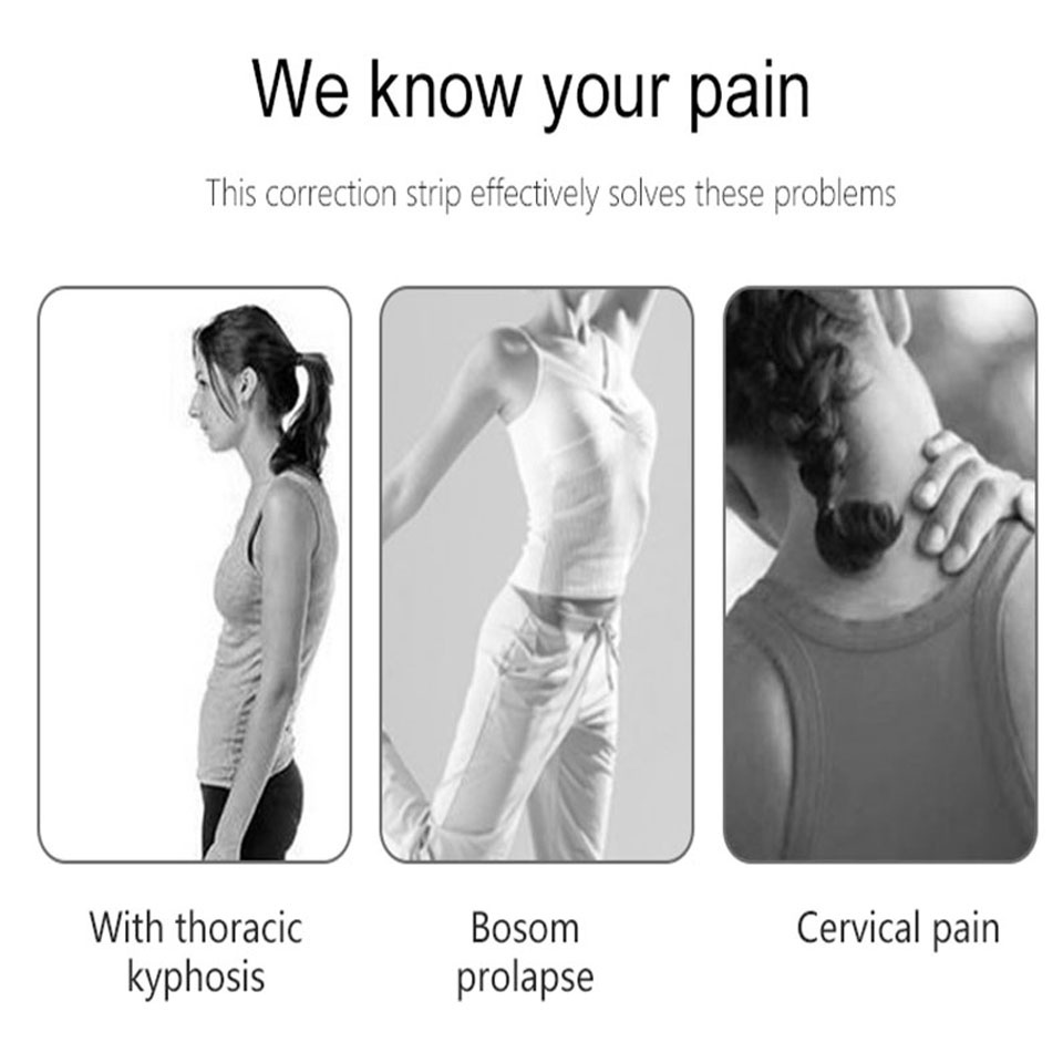 Đai Đeo Điều Chỉnh Tư Thế Lưng Và Vai Cho Cột Sống Unisex