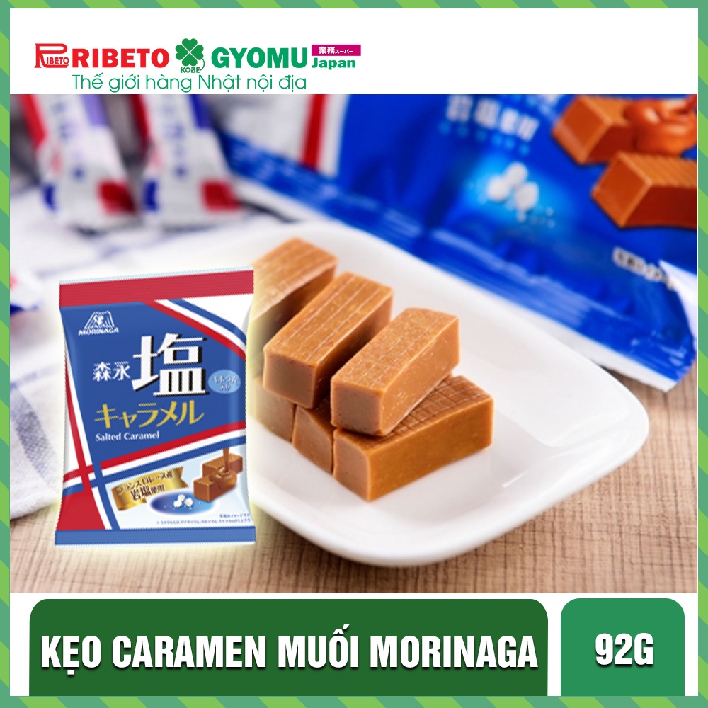 Kẹo caramen muối morinaga 92g - hàng nội địa Nhật Bản