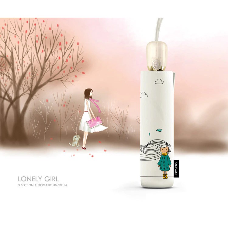 OLYCAT Ô dù cao cấp chống tia UV - Mẫu Lonely Girl