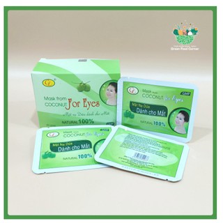 Mặt nạ dừa cửu long cho mắt miếng lẻ dùng thử