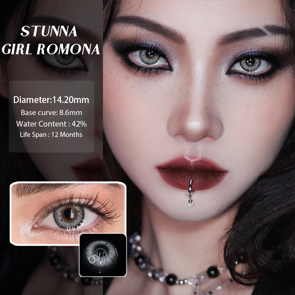 Cặp kính áp tròng UYAAI K4 14.5mm nhiều màu tùy chọn