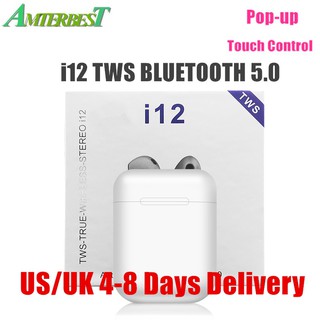 Tai nghe không dây i12 TWS I60 I30 kết nối bluetooth cho điện thoại thông minh