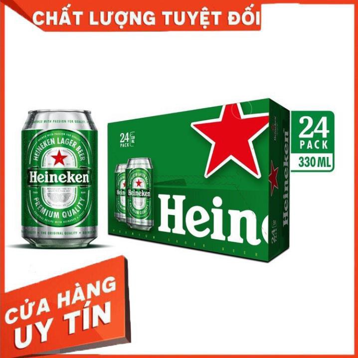 [CỬA HÀNG UY TÍN] Thùng bia Heineken 24 lon 330ml