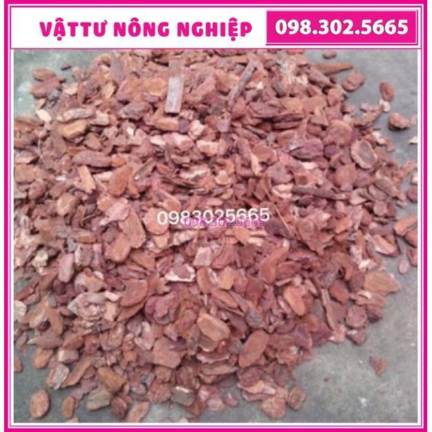 Vỏ thông xay đã qua sử lý nấm bệnh gói 1kg