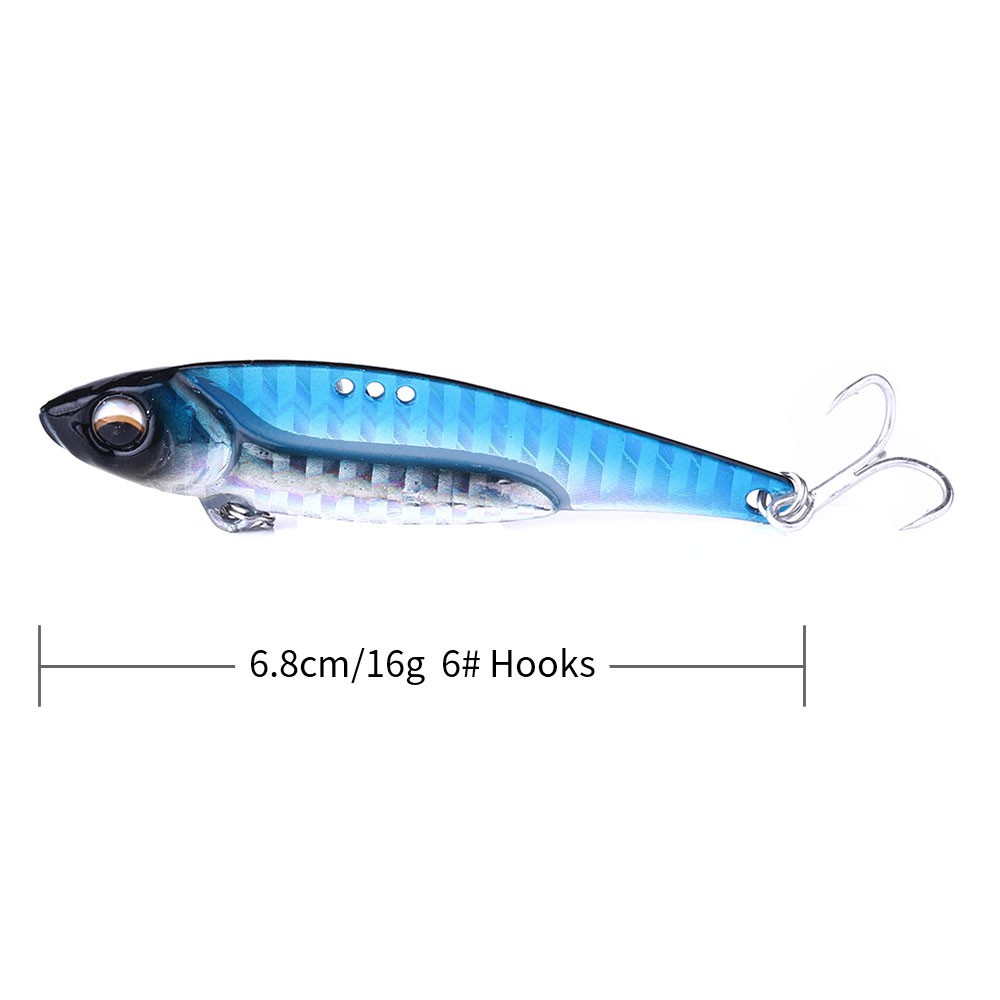 HENGJIA 1PC VIB 13G 16G 20G Vibe Fishing Lure swimming wobbler crankbait metal lead jigs bait