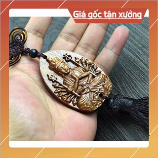 Móc treo xe khắc Phật Quan Âm