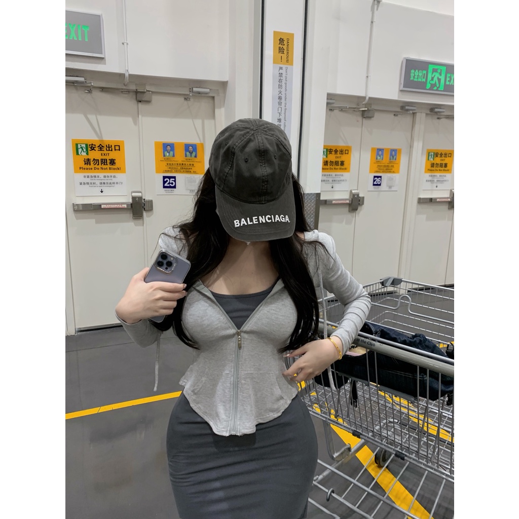 Đầm Ôm Hai Dây Màu Đen + Áo Khoác Thời Trang Mùa Hè Cho Nữ