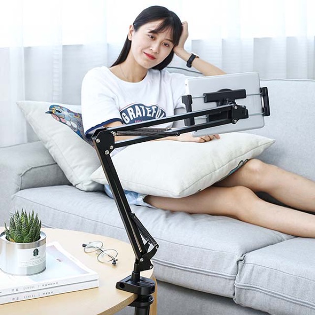 Giá Đỡ Điện Thoại, kẹp Ipad Xem Phim Kẹp Đầu Giường, Bàn Đa Năng