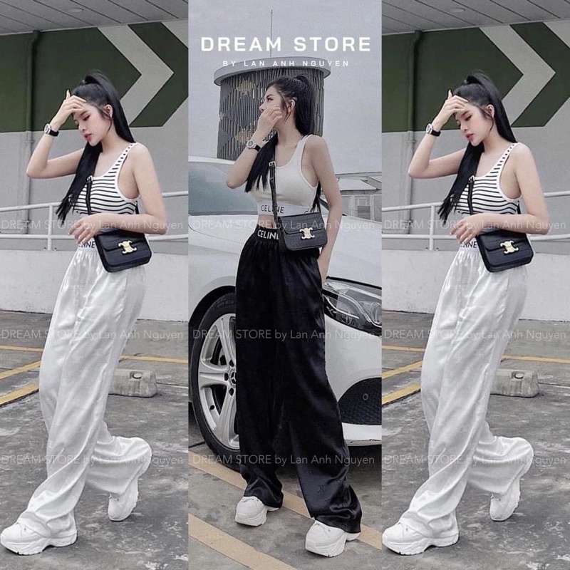 Set áo ba lỗ quần suông siêu hot - freesize dưới 53kg - hình thật carotshop