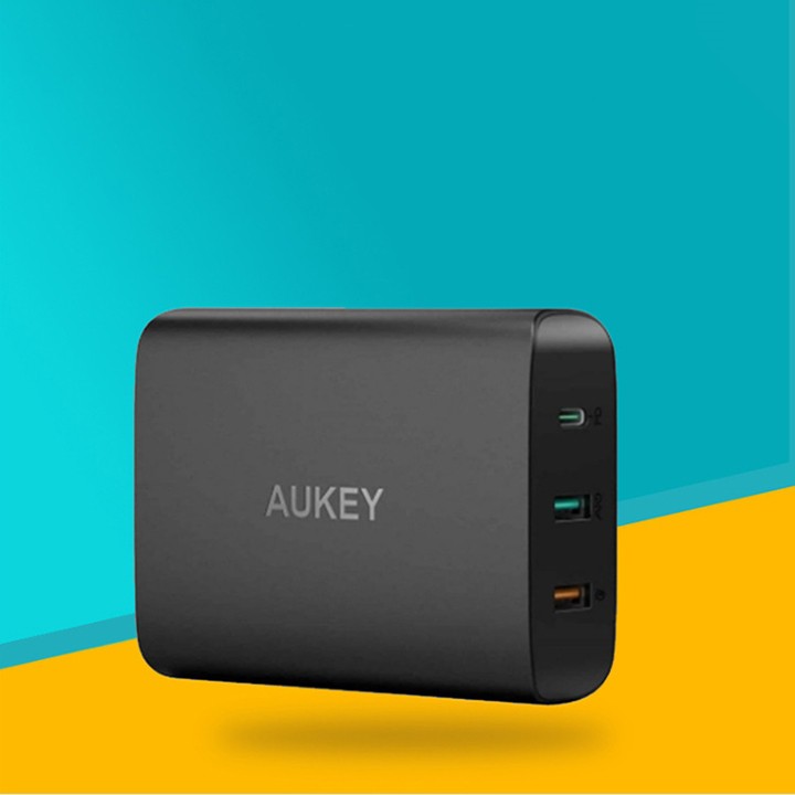 Củ sạc nhanh 3 cổng 74.5W PD 3.0 QC3.0 Aukey PA-Y13 / PA-Y10