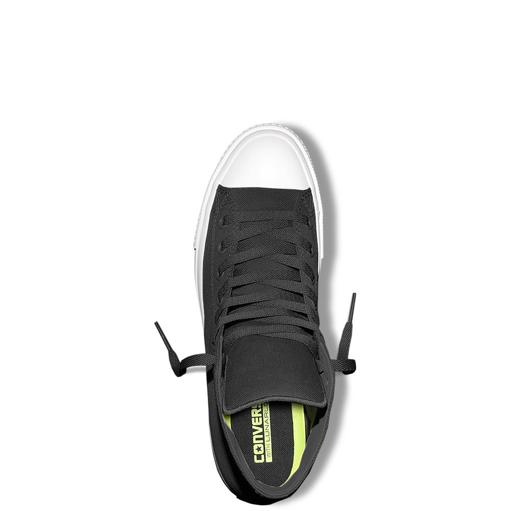 Giày Chuck II AllStar Classic Màu Xám Đậm Cổ Cao Nữ