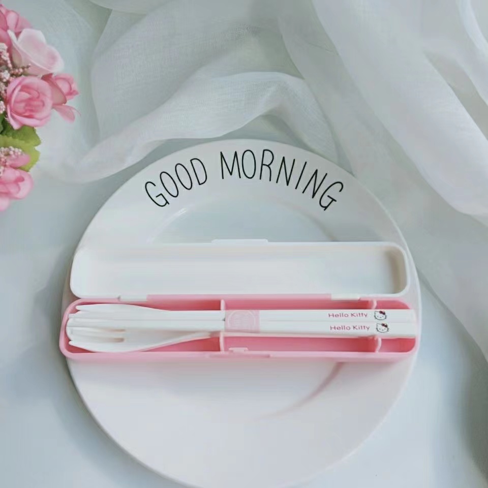 Bộ Dụng Cụ Ăn Uống 3 Món Gồm Muỗng/Nĩa/Đũa/Nĩa Dễ Thương Dành Cho Trẻ Em