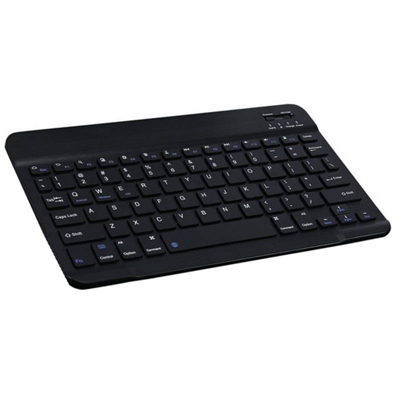 Universal Slim Portable Wireless Bluetooth 7-Colors Backlit Keyboard with Built in Rechargeable