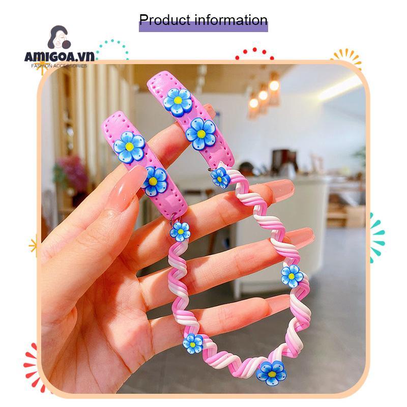 ✨✨Dụng Cụ Tết Tóc Xoăn Bằng Sắt Tây Tạng Nhiều Màu Cho Nữ