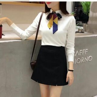 Combo Áo len cổ nơ hàng đẹp