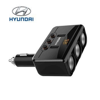 Bộ Chia Tẩu Sạc ô tô Hãng Hyundai 2 cổng 2 usb
