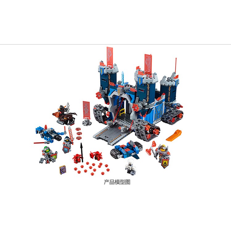 Đồ chơi lắp ráp xếp hình Non lego nexo knights thành trì di động Bela 10490.