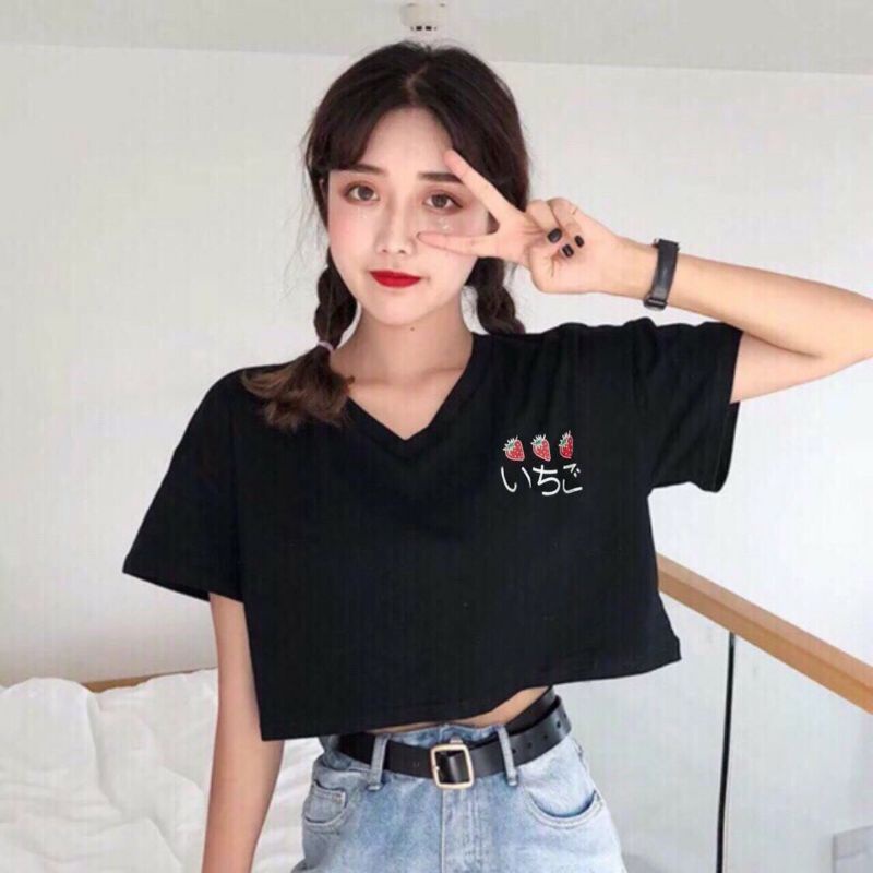 Áo croptop nữ tay lỡ , from rộng, freesize , thun cotton mềm mịn