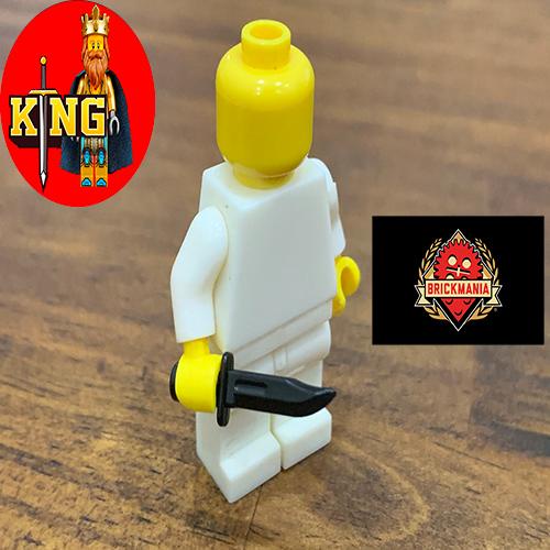 Brickmania BrickArms® Combat Knife Black Phụ kiện đồ chơi