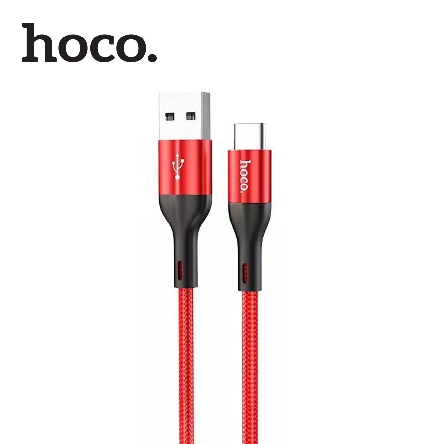 Cáp sạc nhanh 3A Hoco X2 Max Type-C USB, data tốc độ cao, dây dù đầu sạc chống gập tốt, dùng cho Android dài 25cm