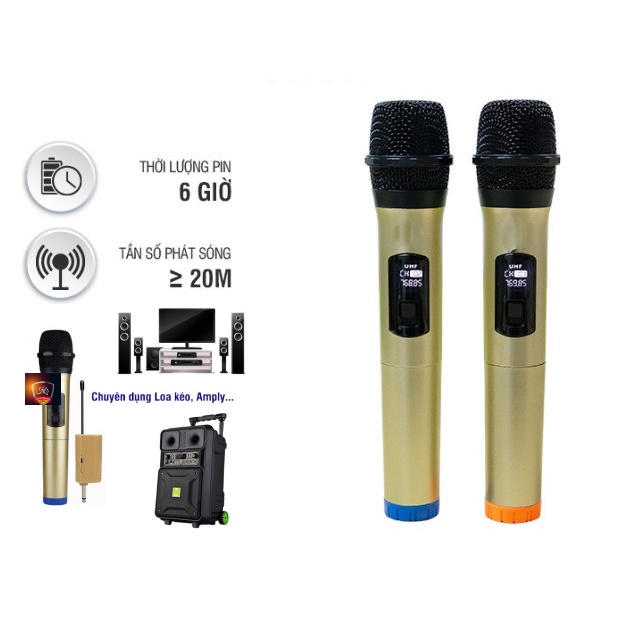 Micro Karaoke Không Dây Đa Năng COK  PRO  CHINH HÃNG  Micro Karaoke Không Dây Đa Năng COK  PRO  CHINH HÃNG