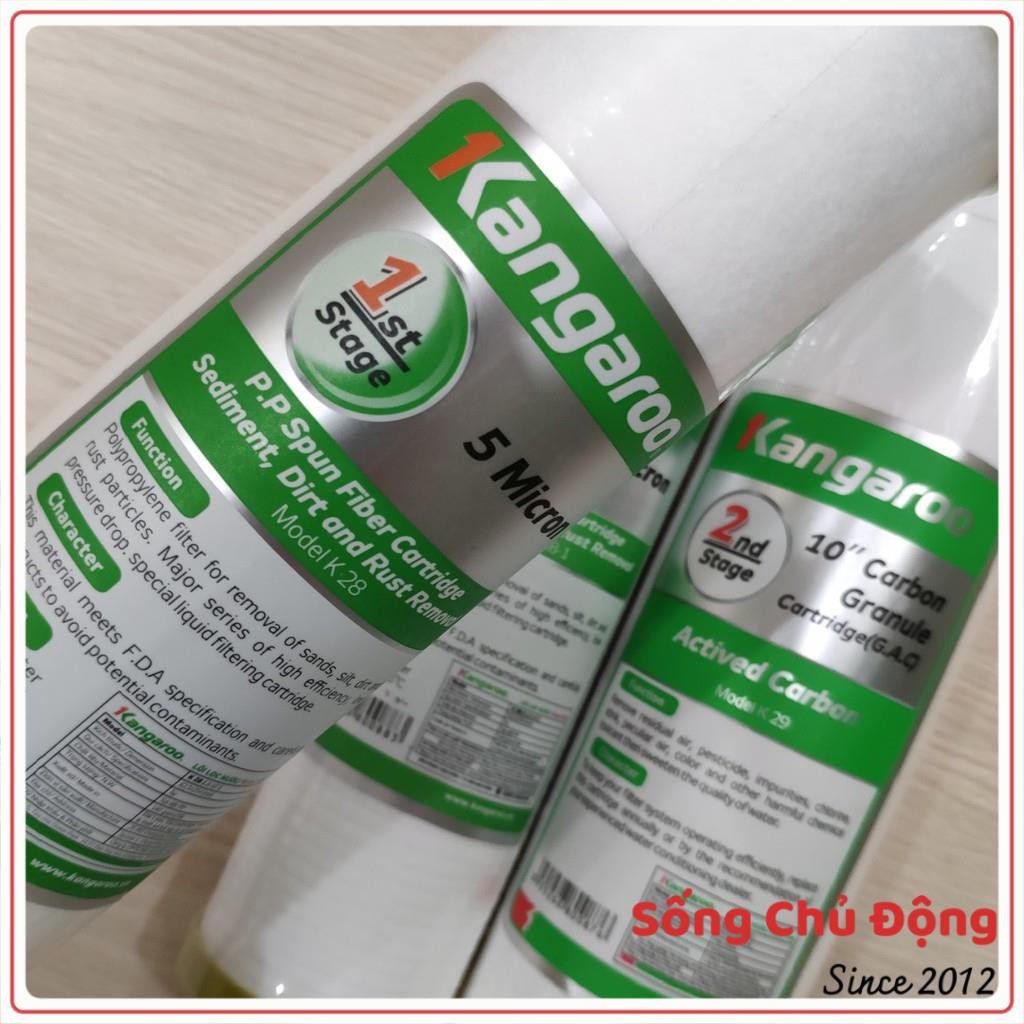 Lõi lọc thô Kangaroo chính hãng ( set 2 lõi 1, 1 lõi 2, 1 lõi 3 ) thay thế được tất cả các dòng máy lọc nước | BigBuy360 - bigbuy360.vn