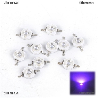 Bộ 10 bóng đèn led uv 3w 395nm