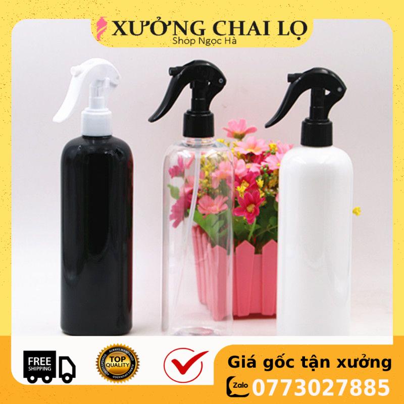 Chai Xịt Phun Sương ❤ GIÁ RẺ NHẤT ❤ Chai nhựa pet xịt Vòi chuột 500ml rỗng chiết mỹ phẩm , phụ kiện du lịch