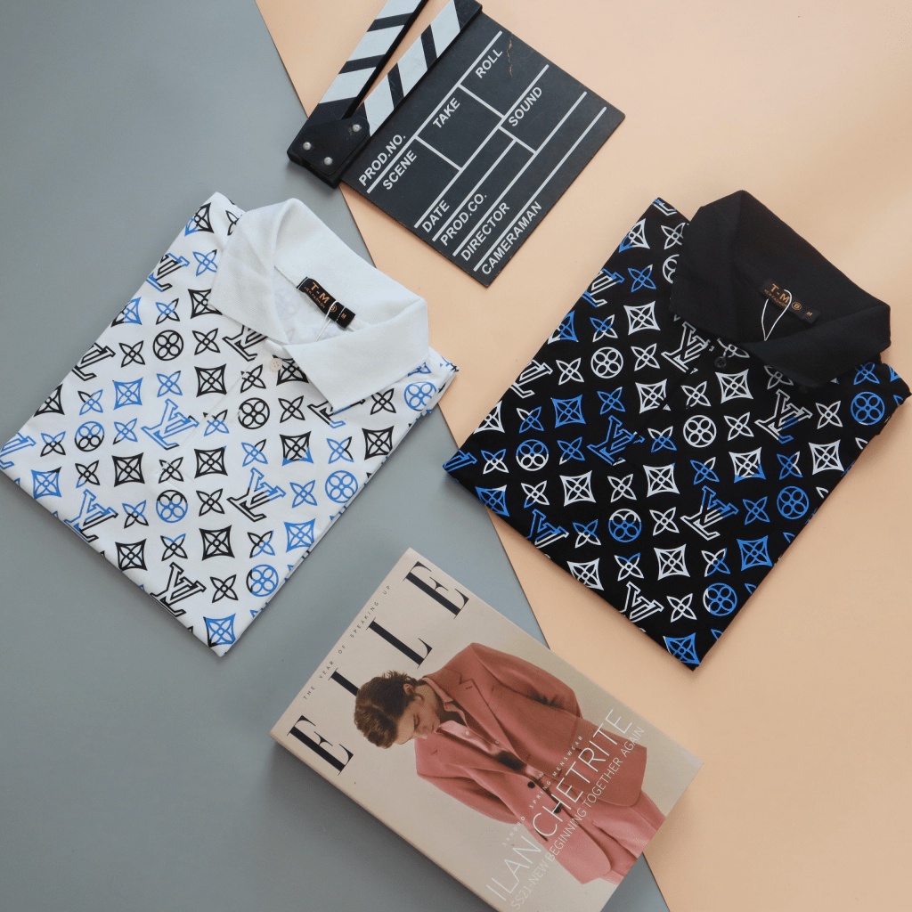 ÁO  THUN NAM CÓ CỔ PHỐI HỌA TIẾT ĐẸP SANG TRONG TINH TẾ THỜI TRANG ĐẲNG CẤP CÁ TÍNH