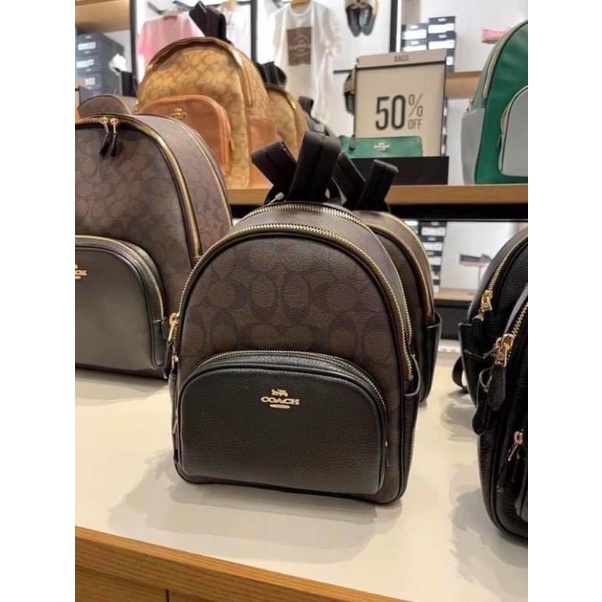 Balo Coach auth sale (3màu : nâu logo, đen, da báo)