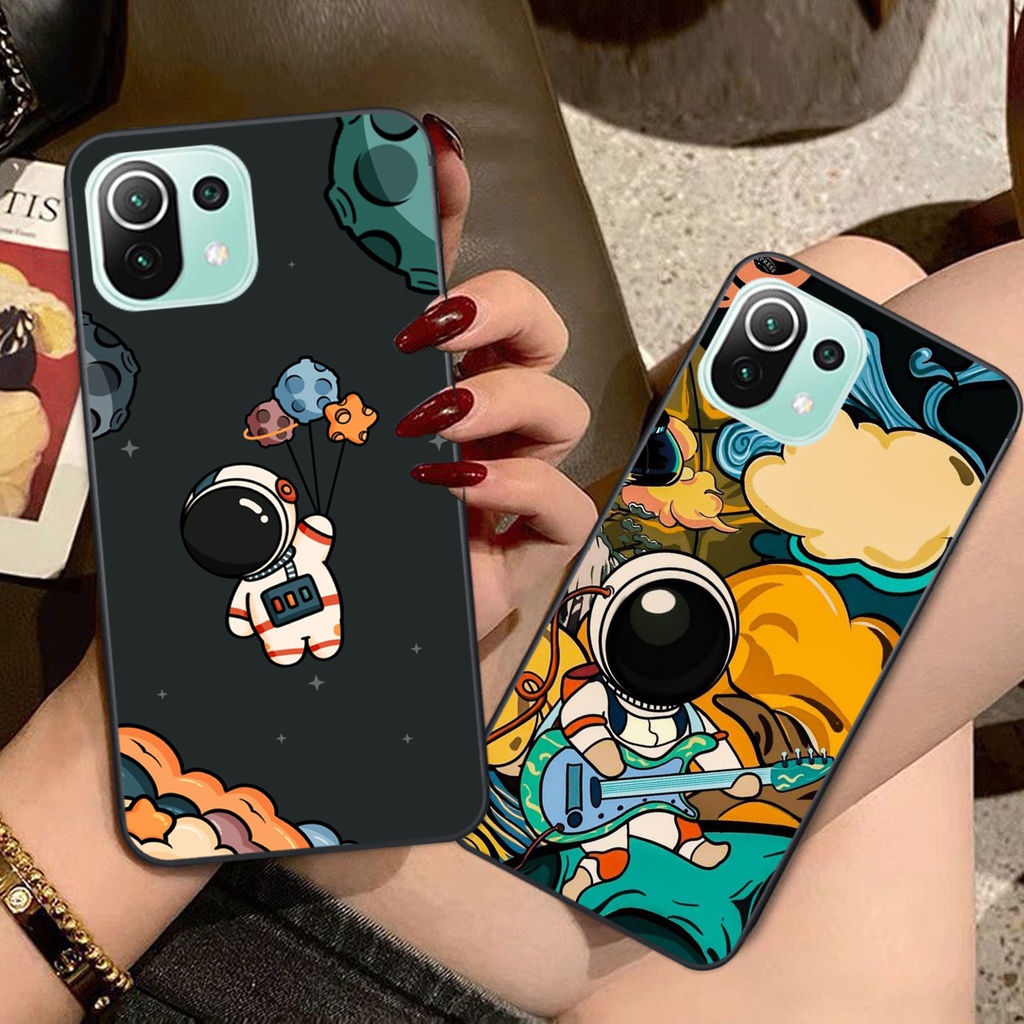 Ốp lưng Xiaomi Mi 11 / Mi 11 Lite 5g / Mi 11 Lite 5g NE vũ trụ phi hành gia cực hot siêu cute-rẻ-bền