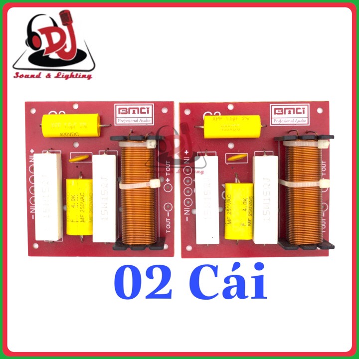 Mạch phân tần loa treble 02 cái phân tần bảo vệ loa treble tụ nhiệt bảo vệ chống hú tốt, mạch treble BMG