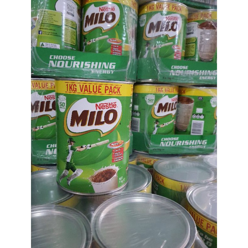 Combo Sữa Milo Úc và sữa A2 nguyên kem hộp 1kg