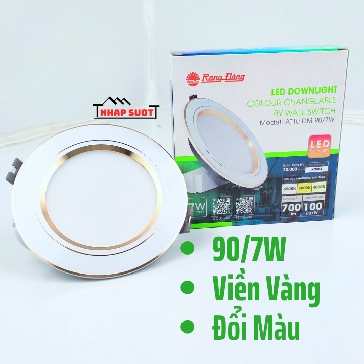 Đèn âm trần AT10 LED Rạng Đông 90/7W 90/9W 110/9W 110/12W