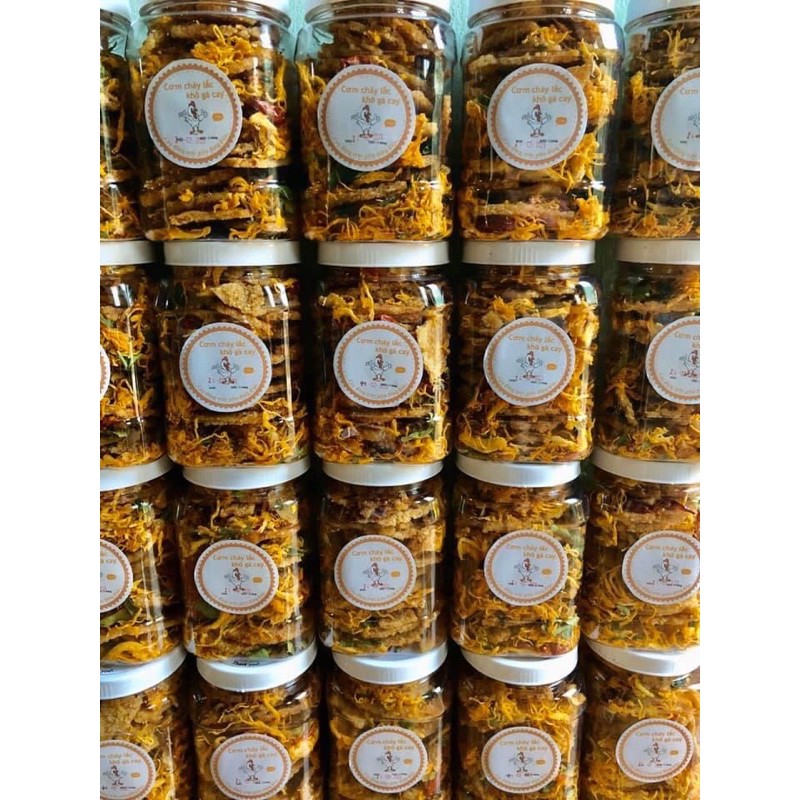 Combo 3 hũ cơm cháy lắc khô gà