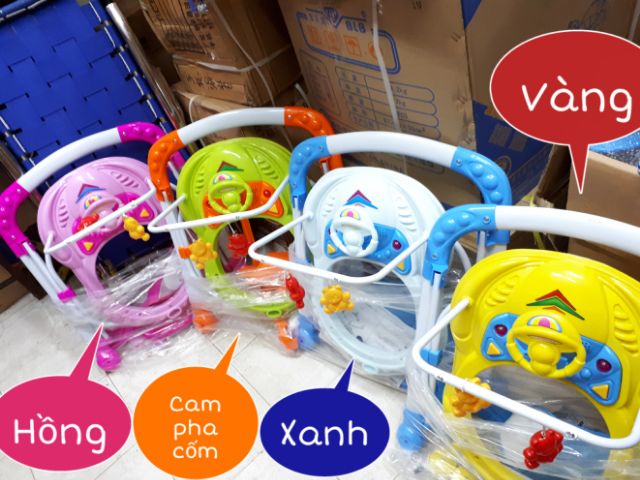 Xe Tập Đi Hình Phi Thuyền ( Khung Sắt)