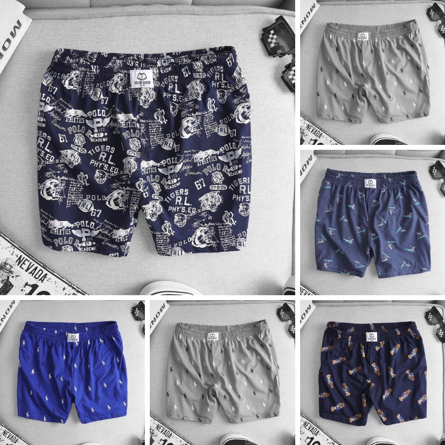 Quần đùi ngủ 🔥 FREESHIP nam nữ chất cotton 100%