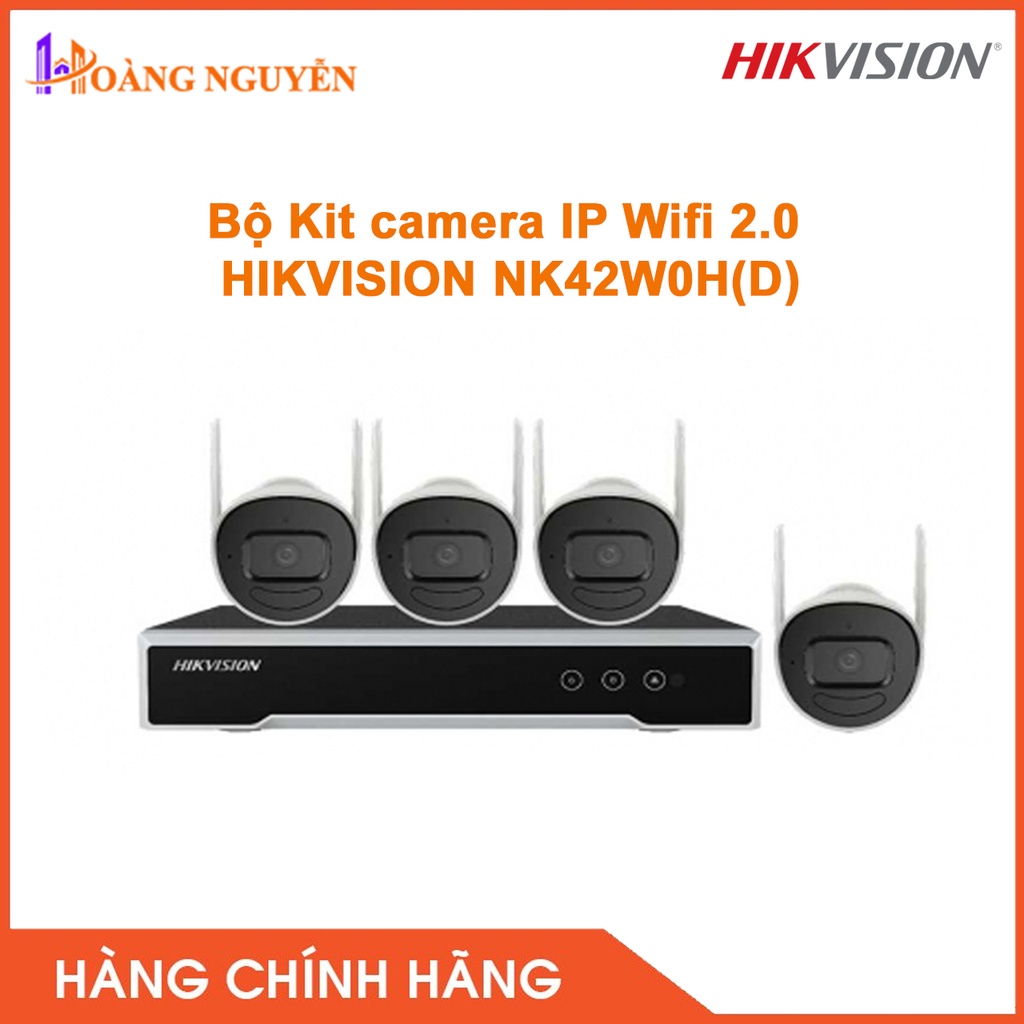 [NHÀ PHÂN PHỐI] Bộ Kit camera IP Wifi 2.0 Megapixel HIKVISION NK42W0H(D)- Công Nghệ Hoàng Nguyễn