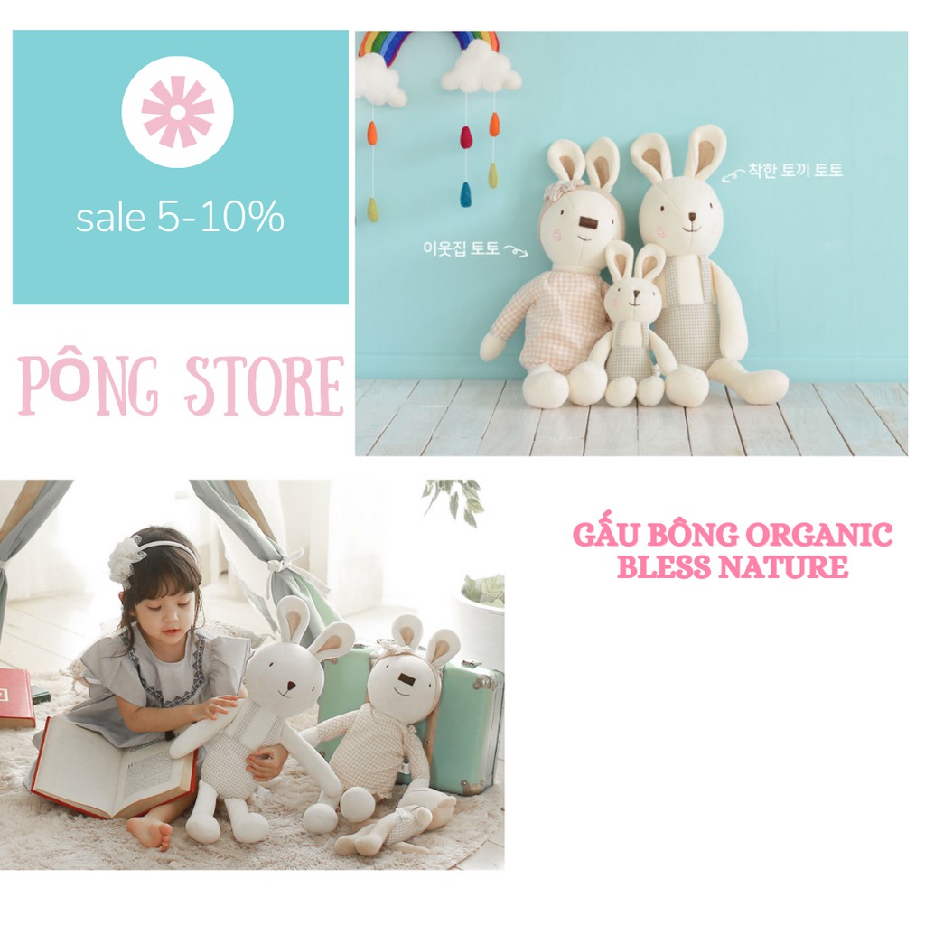 GẤU BÔNG ORGANIC BLESS NATURE