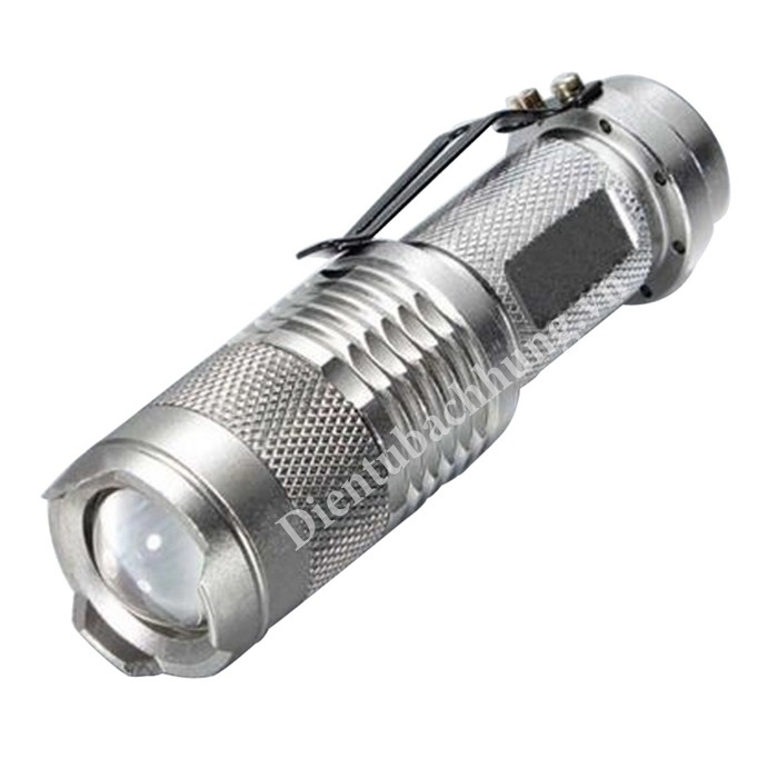 Đèn pin mini siêu sáng HY-68 [màu bạc]